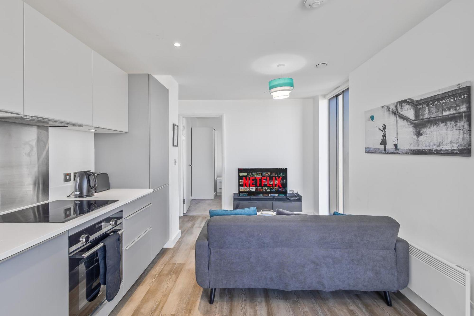 Luxury 2 Bedroom Apartment, On Broad Street! برمنغهام المظهر الخارجي الصورة