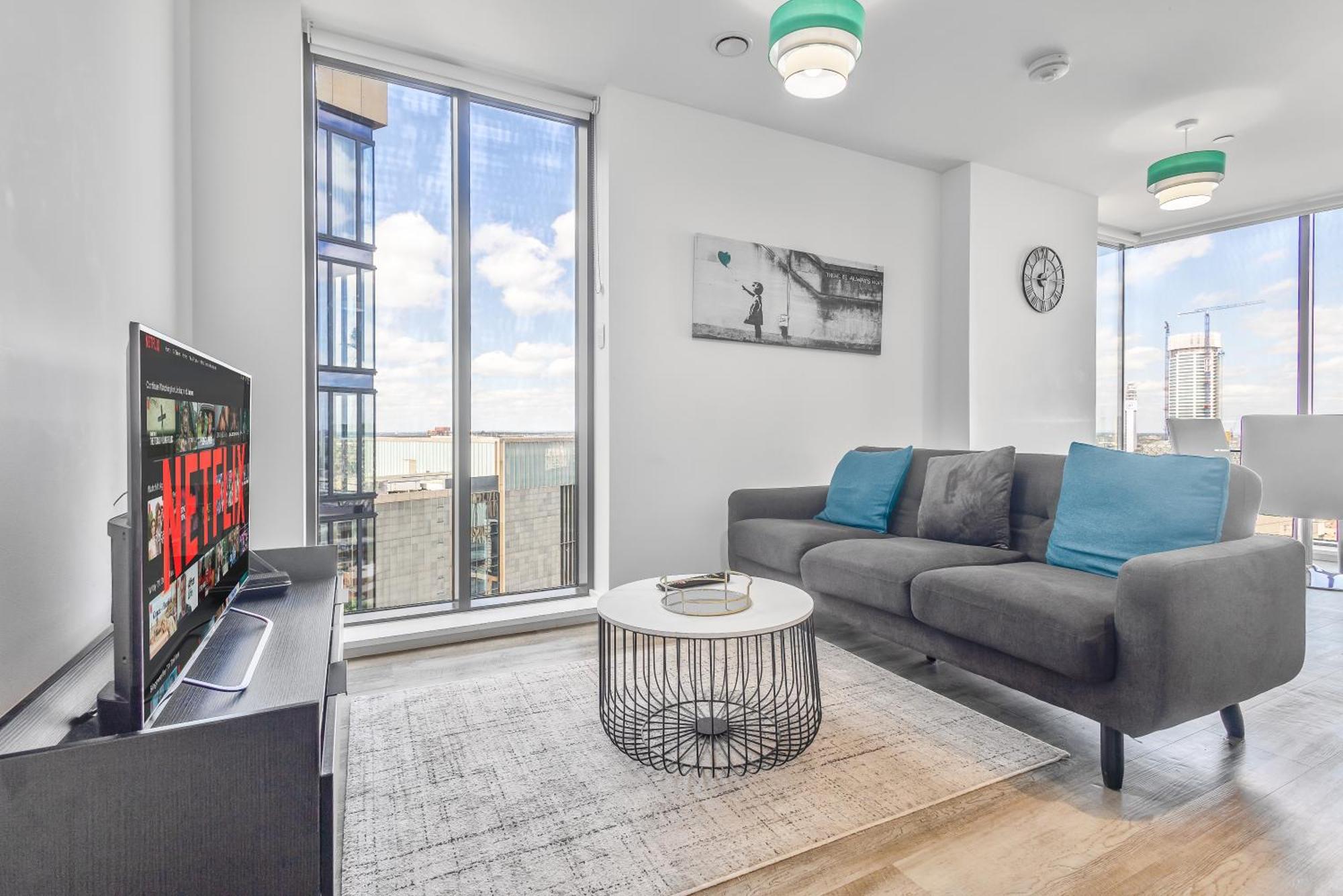 Luxury 2 Bedroom Apartment, On Broad Street! برمنغهام المظهر الخارجي الصورة